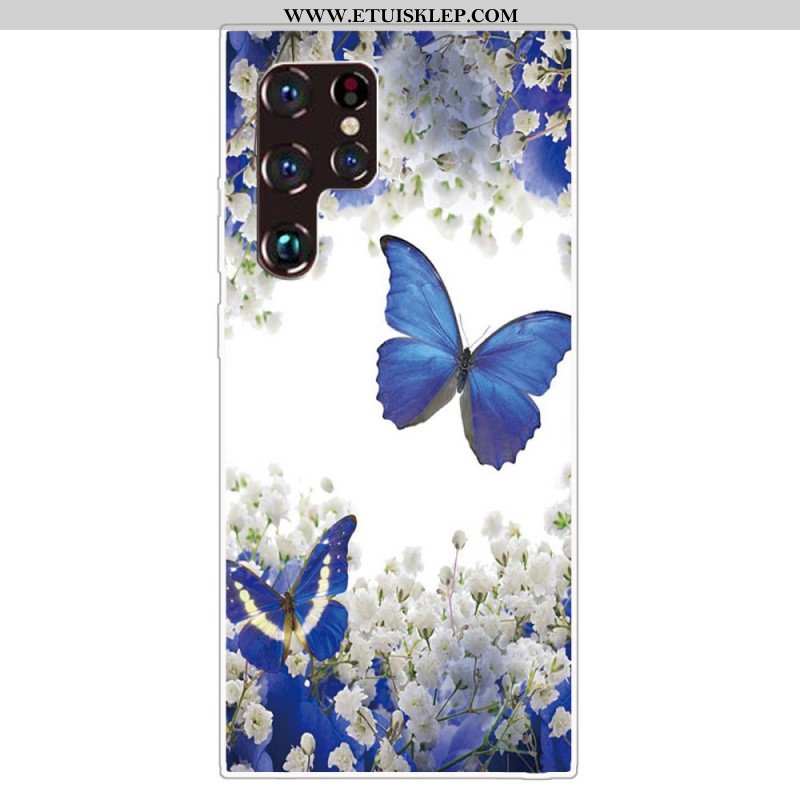 Etui do Samsung Galaxy S22 Ultra 5G Zaprojektuj Motyle